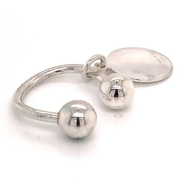 Tiffany & Co Estate Sterling Silver Keychain 9.2 Grams TIF151 - Picture 9 of 12